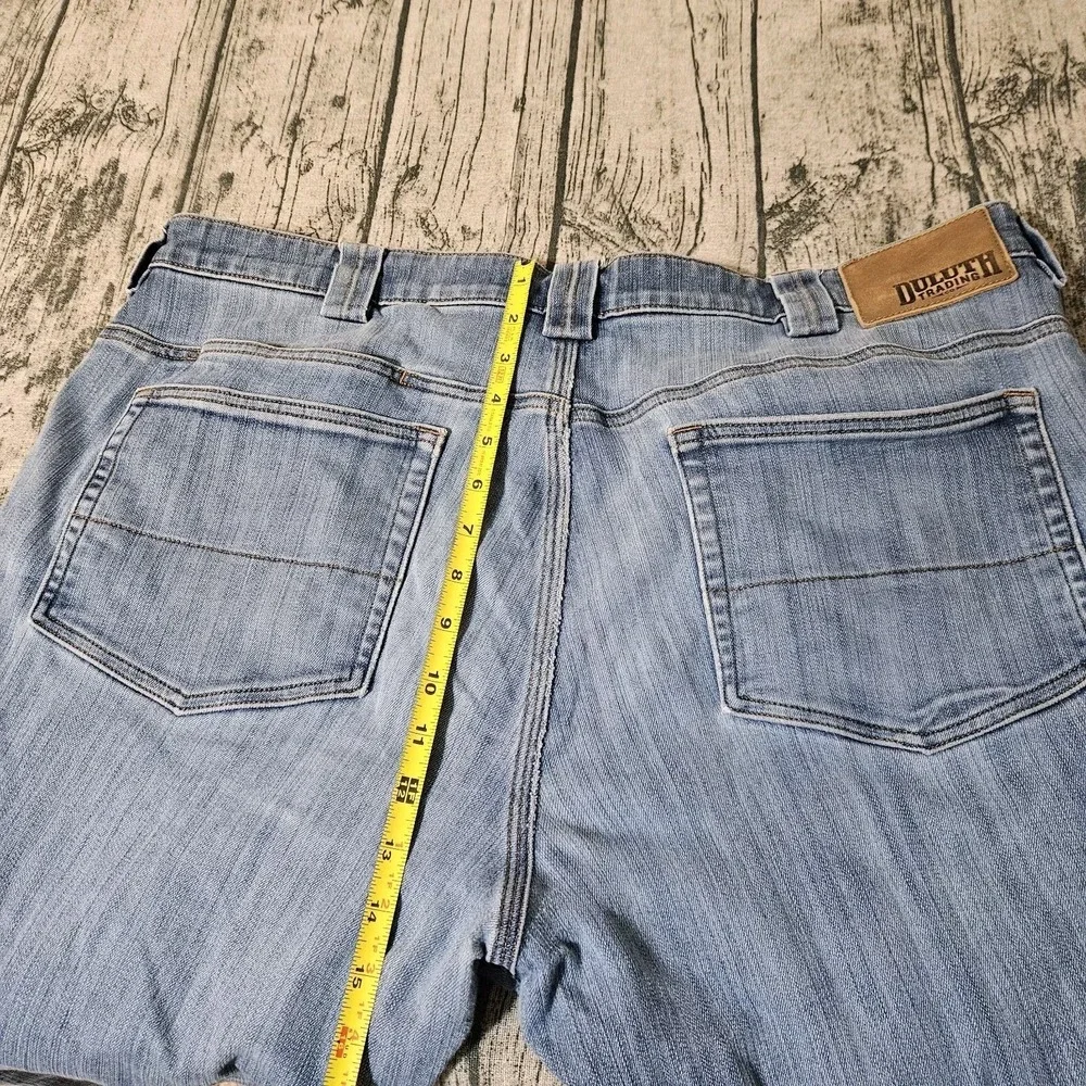 Duluth Ballroom Double Flex Jeans Mens 40x31 Slim Fit‎ Denim Blue